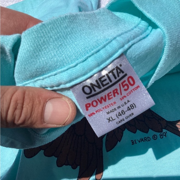 Vintage Alaska, two Eagles locked and fighting tourist nature T-shirt - Picture 3 of 3